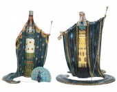 ERTE COLD PAINTED & GILT BRONZ