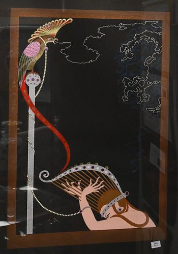 ERTE ENCHANTED MELODY SILKSCREEN IN