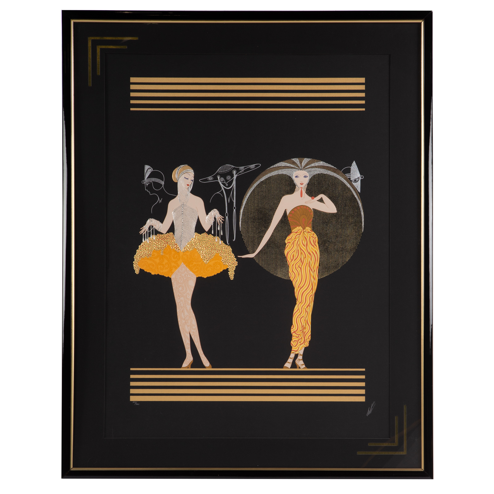ERTE. "EVENING NIGHT," COLOR