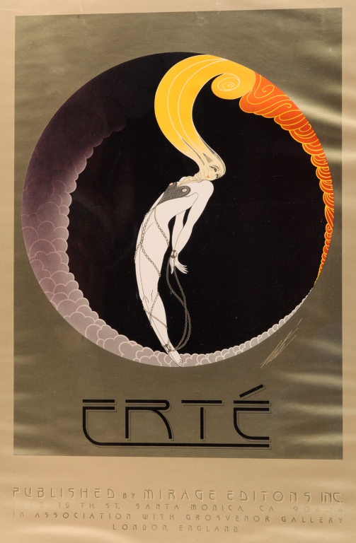 ERTE EXHIBITION POSTER. Dated 1979.