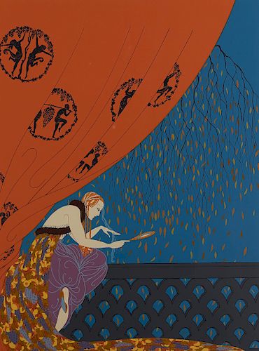 ERTE "FALL" SILKSCREENErte
