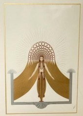 ERTE FOIL EMBELLISHED SERIGRAP