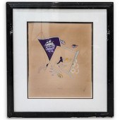 ERTE "GEMINI" SERIGRAPHDESCRIP
