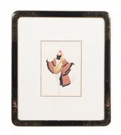 ERTE "LA POULE" FIGURAL GOUACH