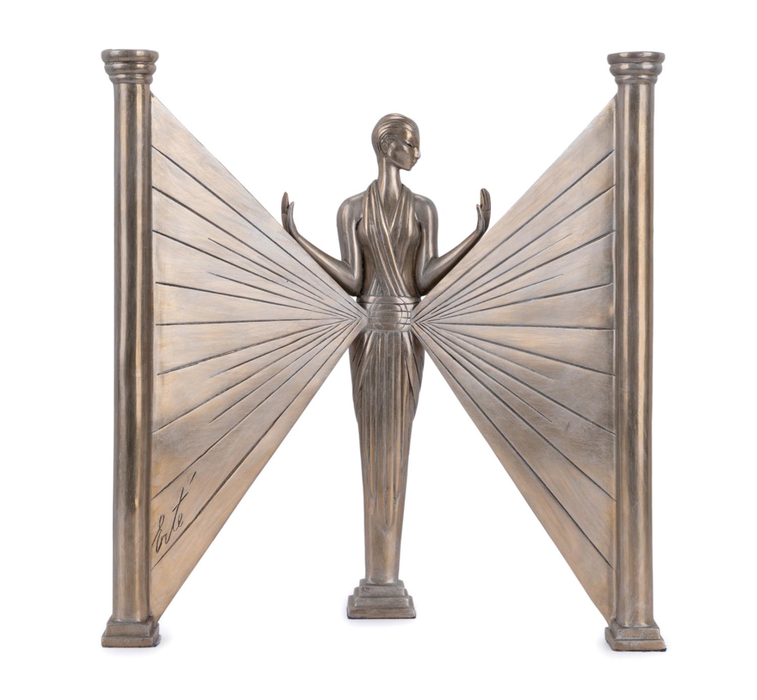 ERTE 'LE FLAMBEAU' PATINATED BRONZE
