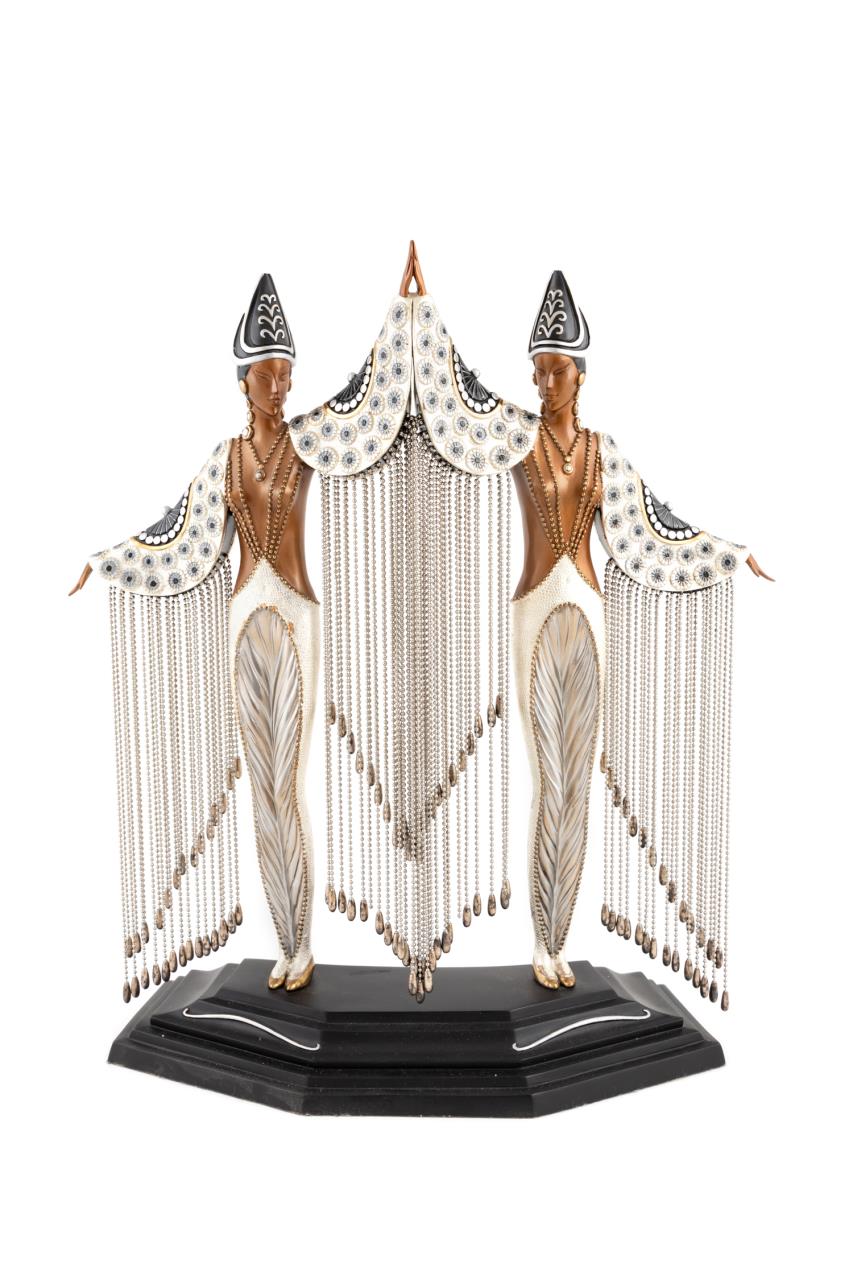 ERTE, "LES BIJOUX DE PERLES" BRONZE
