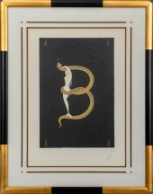 ERTE "LETTER B" BEAUTY & BOA S