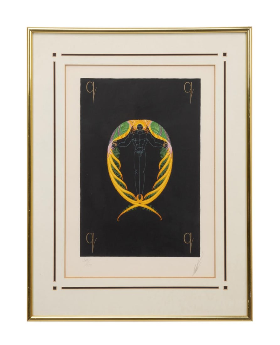 ERTE 'LETTER Q' ALPHABET 1977