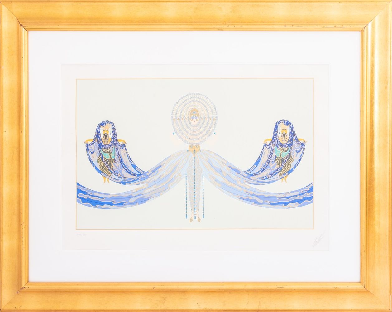 ERTE "MEDITERRANEE" SERIGRAPH, 1986