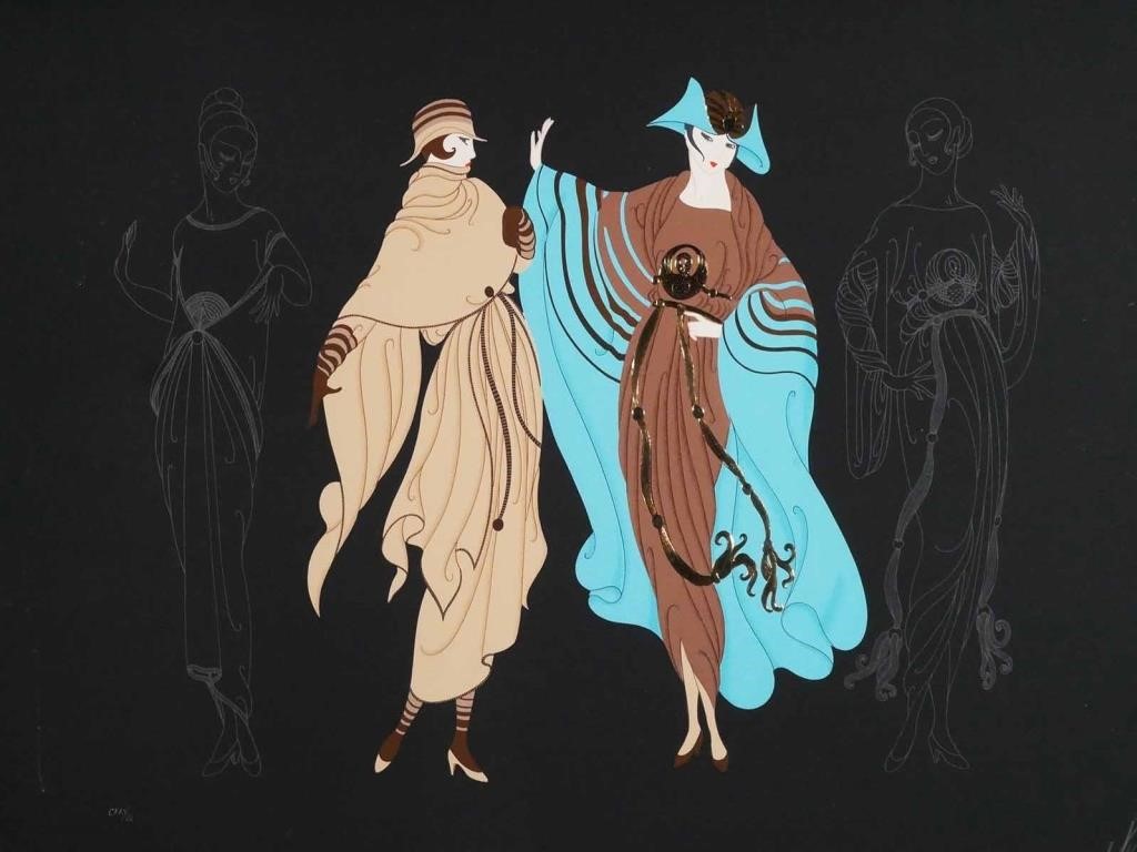 ERTE ON THE AVENUE EMBOSSED