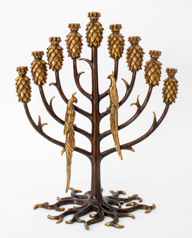 ERTE PARCEL-GILDED BRONZE