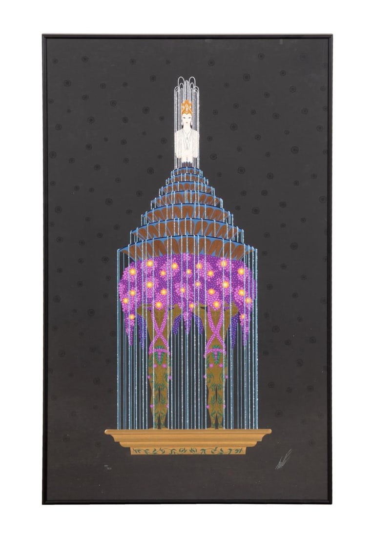 ERTE 'PERFUME' FOIL & EMBOSSED