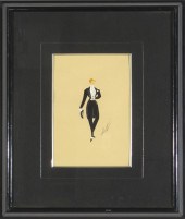 ERTE ROMAIN DE TIRTOFF GOUACHE