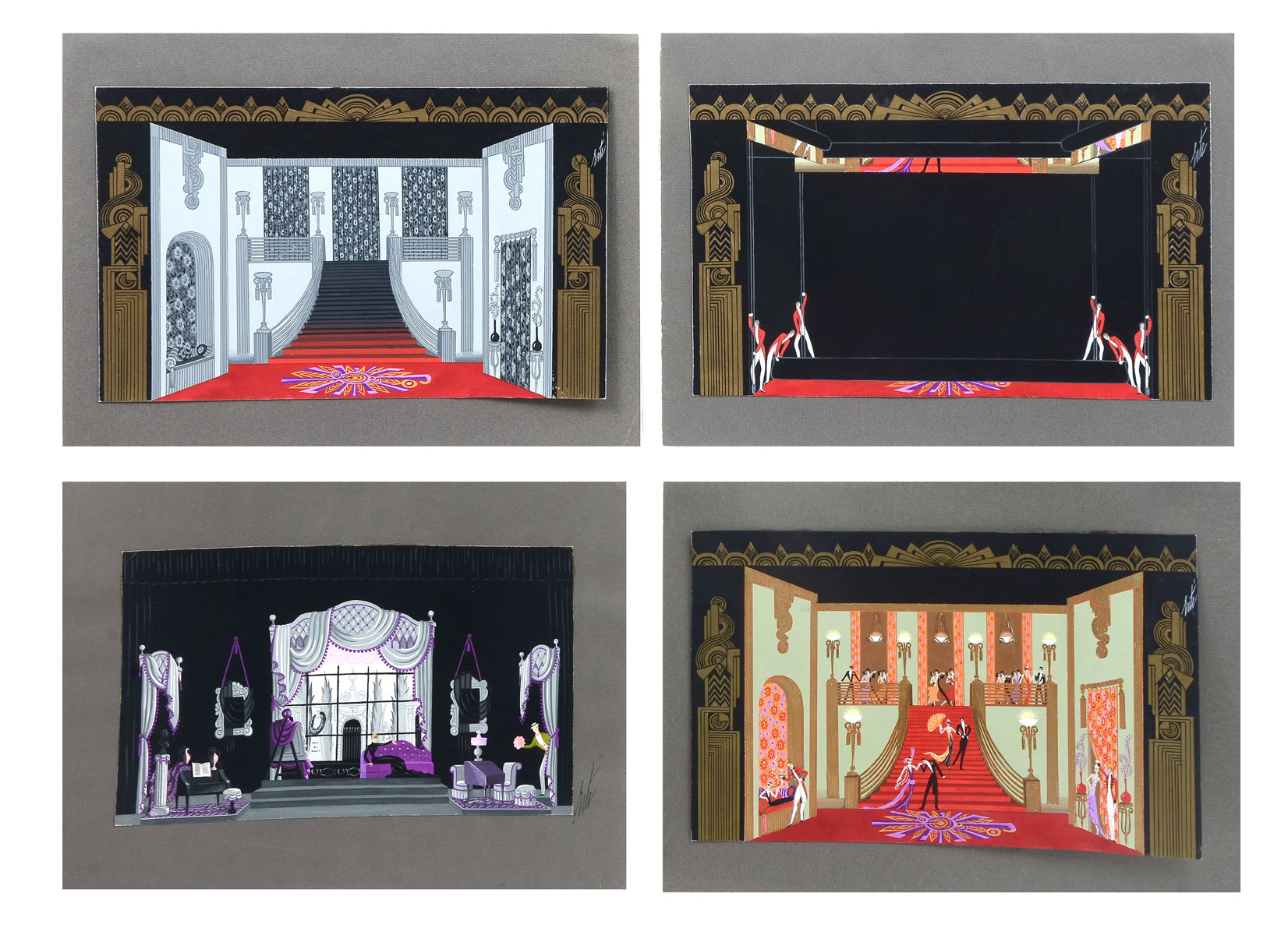 ERTE, (Russian, 1892-1990): 4