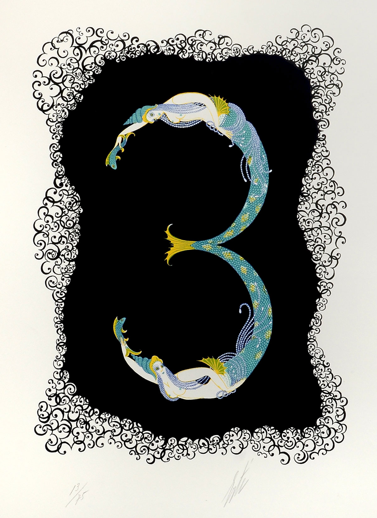 ERTE SERIGRAPH 3: Serigraph, 25.5''