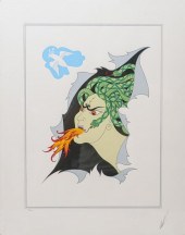 ERTE SERIGRAPH ANGERErte, Roma