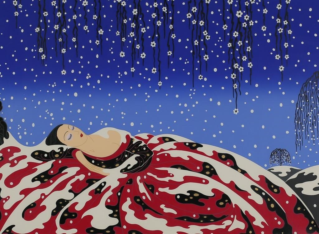 ERTE SERIGRAPH SLEEPING