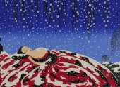 ERTE SERIGRAPH SLEEPING BEAUTY