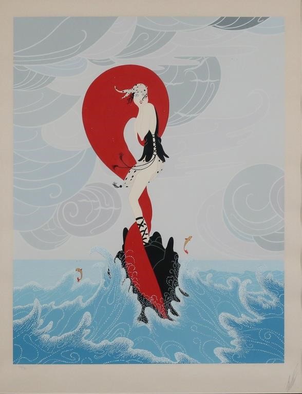 ERTE SERIGRAPH STRANDEDErte (Romain