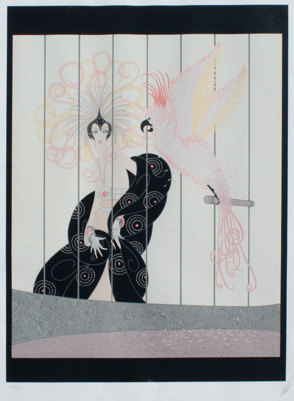 ERTE SERIGRAPH: ''The Bird Cage''