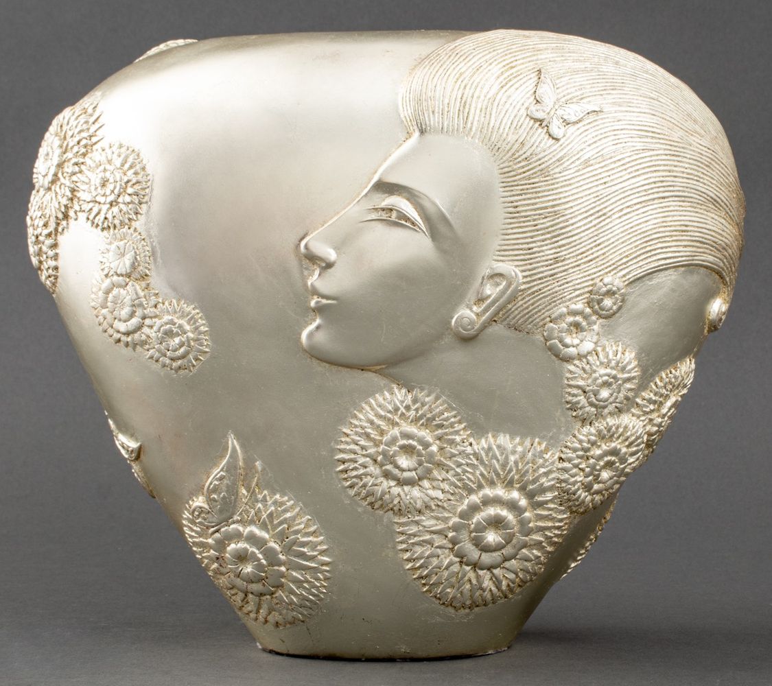 ERTE "SHE LOVES ME" SILVERED BRONZE