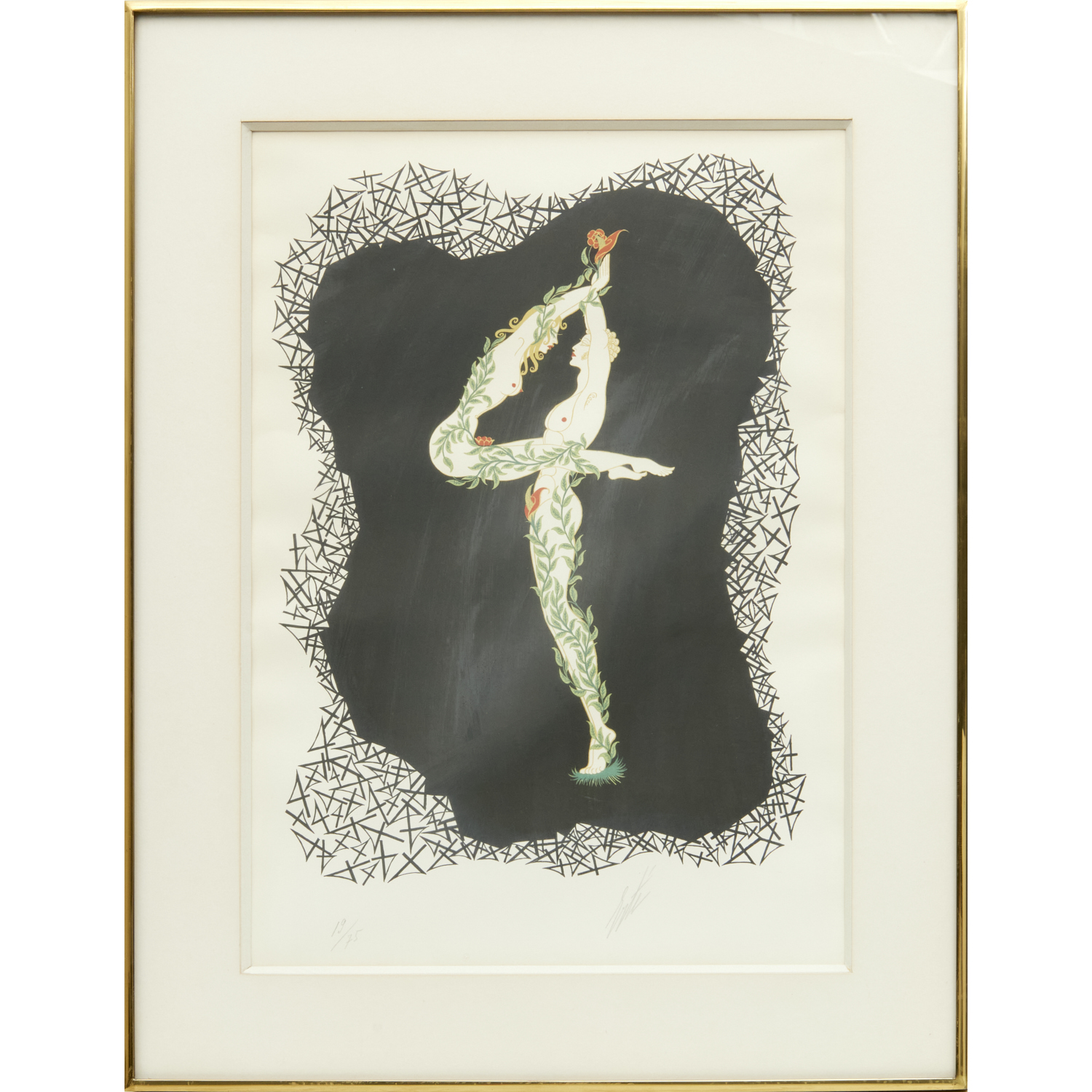 ERTE, SIGNED SERIGRAPH, 1976 Erte