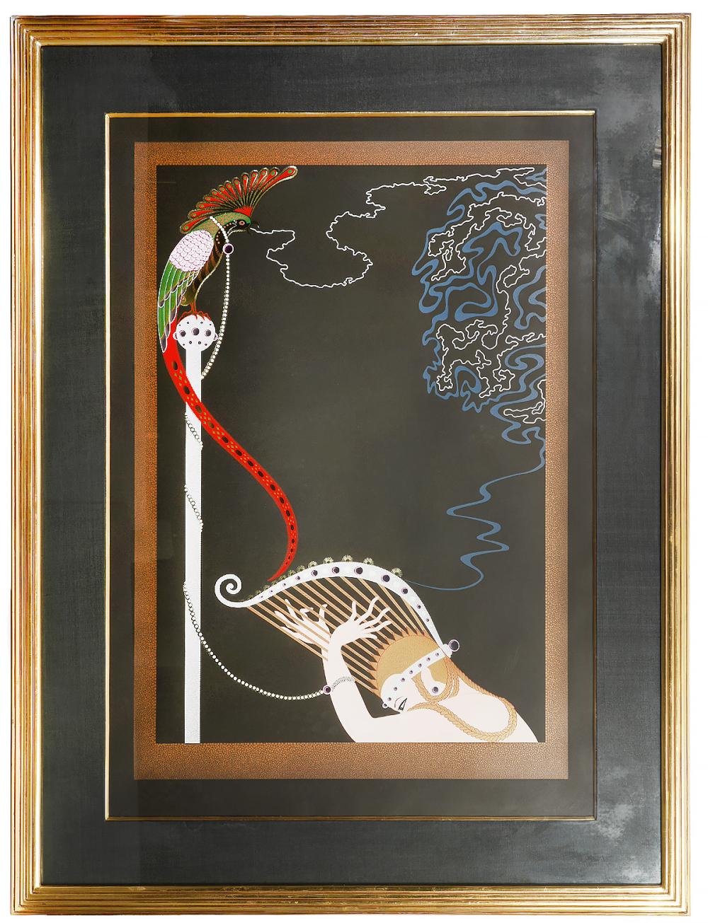 ERTE SIGNED SERIGRAPH 'ENCHANTED