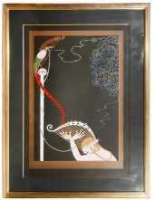ERTE SIGNED SERIGRAPH 'ENCHANT