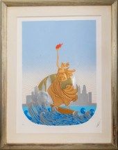 ERTE "STATUE OF LIBERTY, DAY"