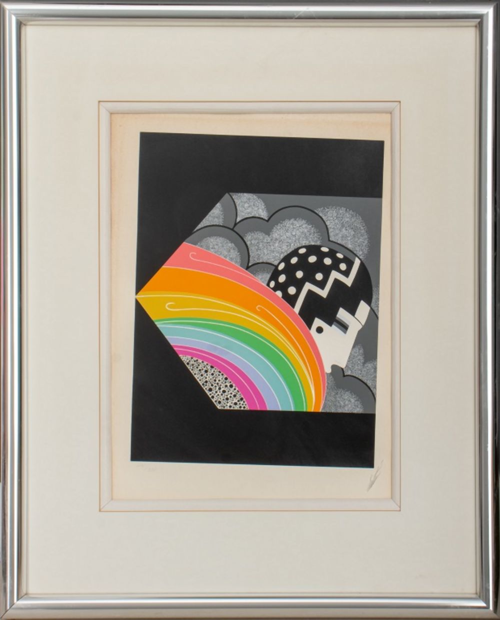 ERTE "TEMPEST" SERIGRAPH IN