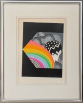 ERTE "TEMPEST" SERIGRAPH IN CO