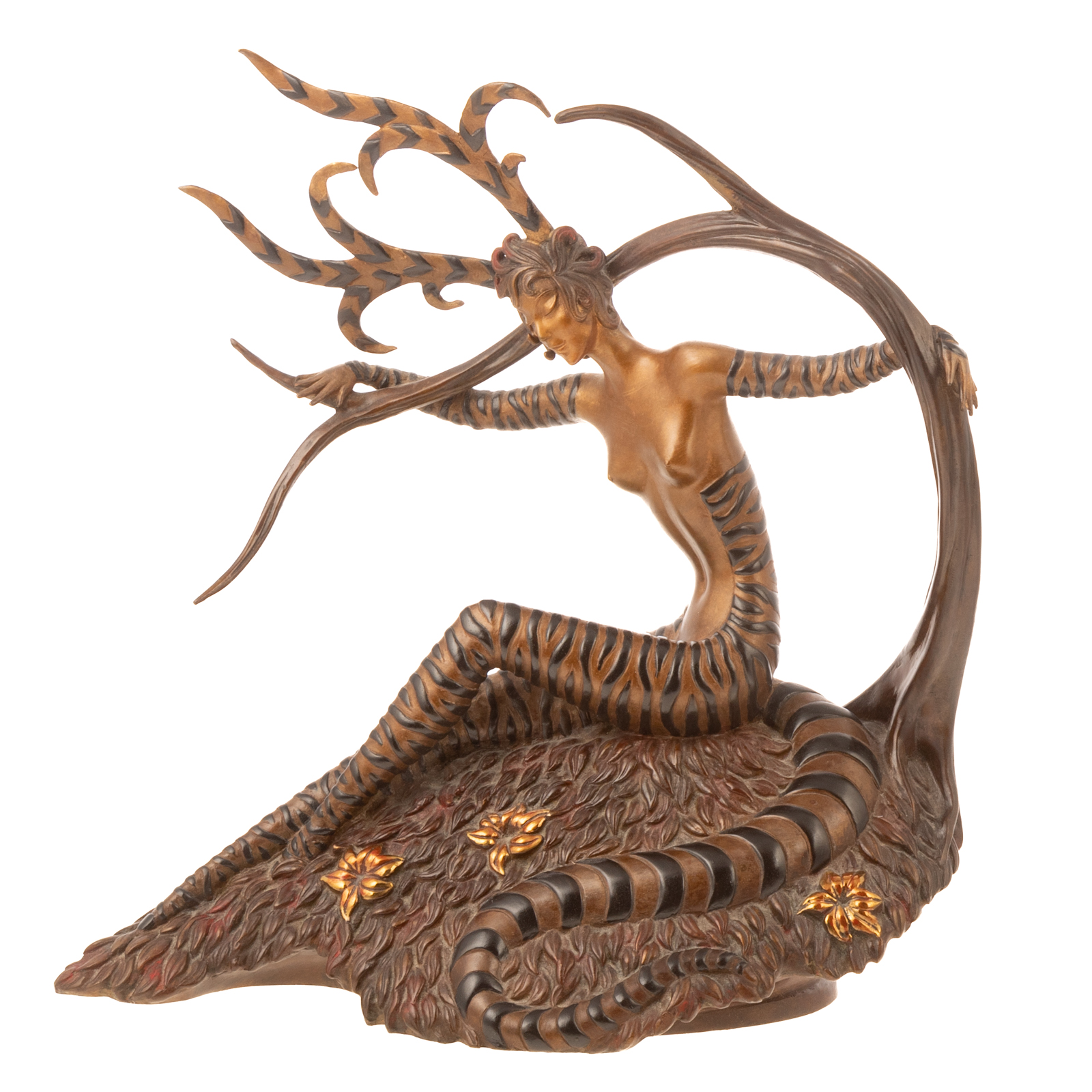 ERTE. "THE HUNTING," BRONZE