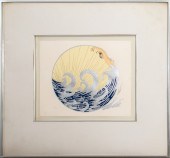 ERTE "THE WAVE" SERIGRAPH Roma
