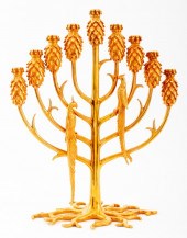 ERTE "TREE OF LIFE" GILT BRONZ