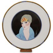 ERTE " YELLOW TURBAN" PORCELAI