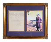 ERWIN ROMMEL SIGNED DOCUMENT,