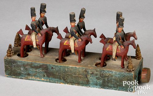 ERZGEBIRGE SOLDIERS ON HORSEBACK