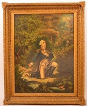 E.S. REESER OIL ON CANVAS OF G