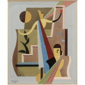ESAIAS THOREN, GOUACHE ON PAPE