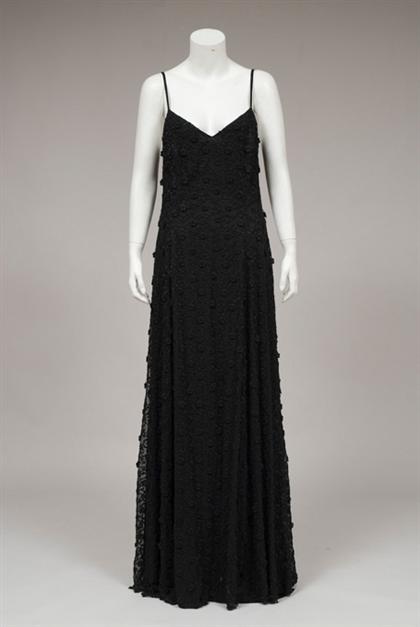 Escada Couture black evening dress