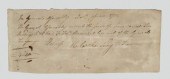 Esek Hopkins signed receipt, h