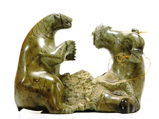 ''Eskimo Art Canada'' carved