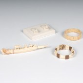 Eskimo Carved Ivory Bracelets
