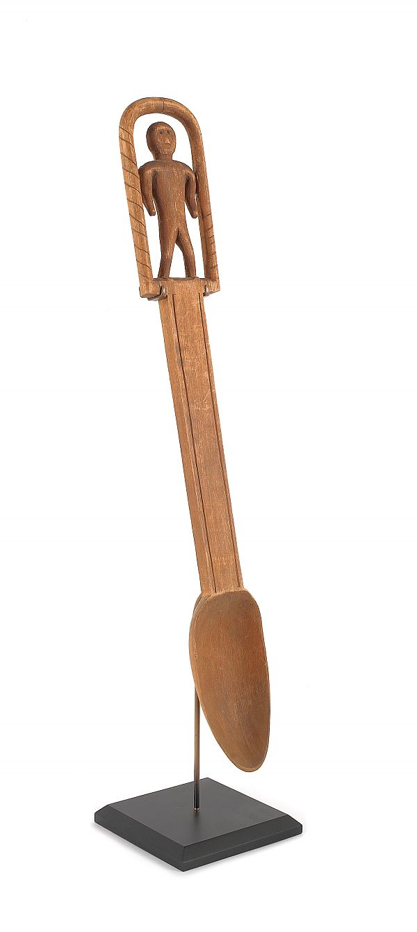 Eskimo carved ladle early 20th c.