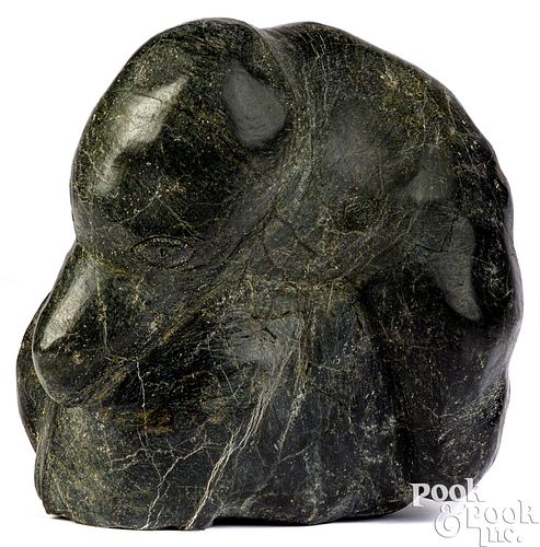 ESKIMO CARVED SOAPSTONE