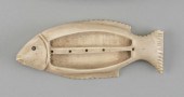 ESKIMO CARVED WALRUS IVORY FIS
