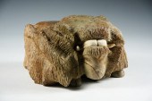 ESKIMO CARVING - Musk Ox Carve