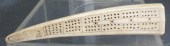 ESKIMO SCRIMSHAW CARVED CRIBBA