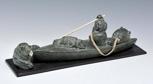 ESKIMO SOAPSTONE CARVING OF