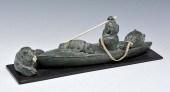 ESKIMO SOAPSTONE CARVING OF ES
